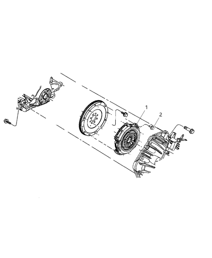 2009 Jeep Compass Clutch Assembly Diagram 2