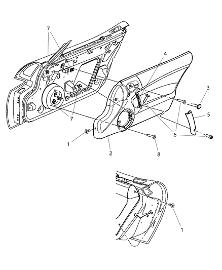 2006 Dodge Viper Pin Diagram for 5GC71DX9AA