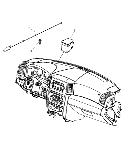 2009 Jeep Grand Cherokee Modules Instrument Panel Diagram