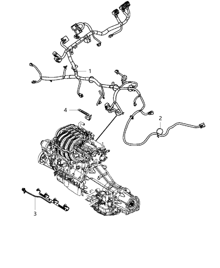 2013 Jeep Wrangler Wiring-Engine Diagram for 68092224AC