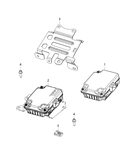 2021 Jeep Wrangler Modules, Body Diagram 7
