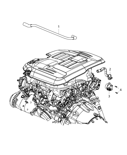 2014 Dodge Challenger Crankcase Ventilation Diagram 1