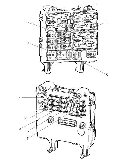 2003 Jeep Liberty Fuse Box Diagram for 56009987AF