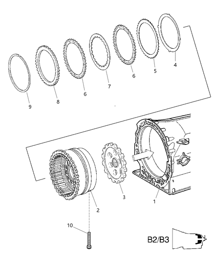 2007 Jeep Grand Cherokee Disc-Outer Diagram for 52108017AA