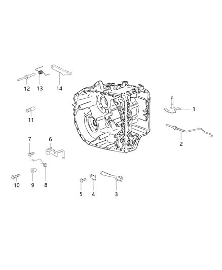 2021 Jeep Compass Parking Sprag & Related Parts Diagram