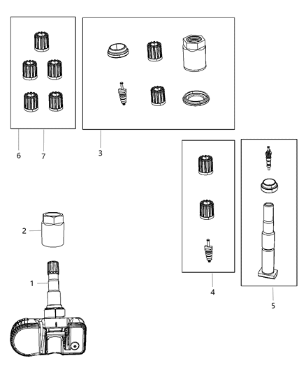 2009 Jeep Wrangler Tire Monitoring System Diagram