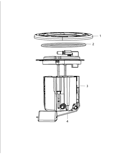 2008 Jeep Wrangler Fuel Pump Module Diagram