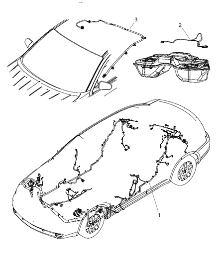 2007 Chrysler Sebring Wiring-Unified Body Diagram for 4795396AC