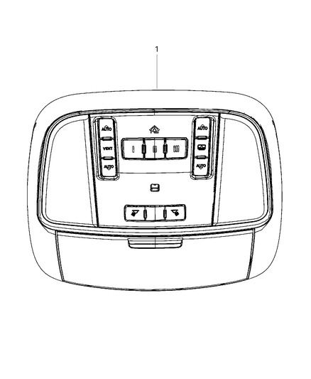 2013 Dodge Durango Overhead Console Diagram