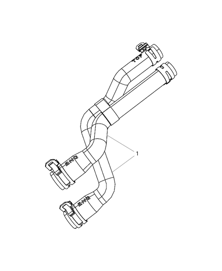 2007 Chrysler Sebring Plumbing - Heater Diagram 2