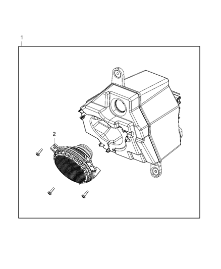2021 Jeep Wrangler Speaker-Front Diagram for 68302006AB