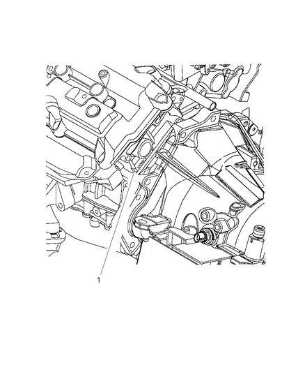 2006 Dodge Charger Engine Assembly & Identification & Service Diagram 2