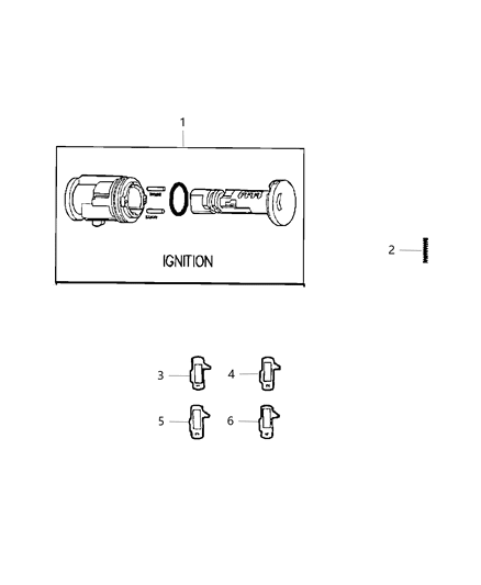 2017 Jeep Compass Ignition Lock Cylinder Diagram