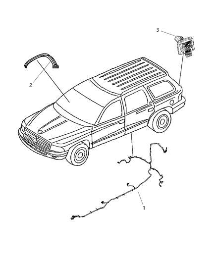 2009 Dodge Durango Wiring Chassis & Underbody Diagram