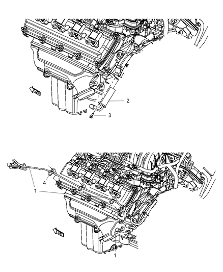 2008 Dodge Magnum Engine Cylinder Block Heater Diagram 4