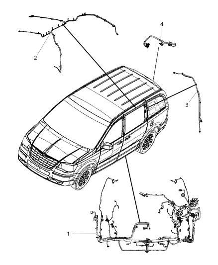 2011 Chrysler Town & Country Wiring-Body Diagram for 68067806AC