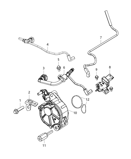 2012 Jeep Grand Cherokee Vacuum Pump Vacuum Harness Diagram