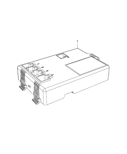 2021 Jeep Wrangler Modules, Body Diagram 6