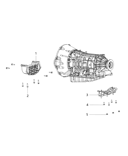 2015 Ram 5500 Cover-Dust Structural Diagram for 4861797AA