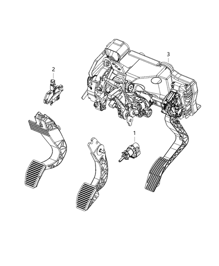 2021 Jeep Compass Switches - Instrument Panel Diagram 4