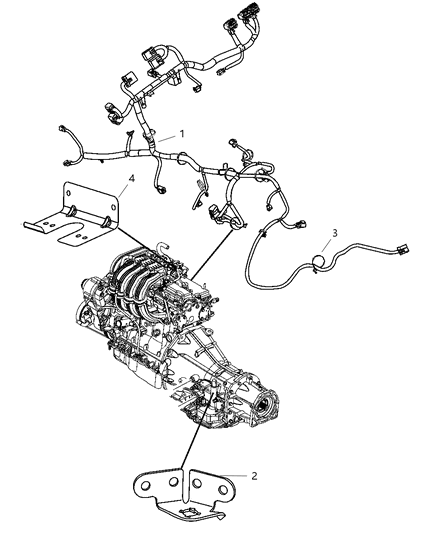2006 Jeep Wrangler Wiring-Engine Diagram for 56047558AC