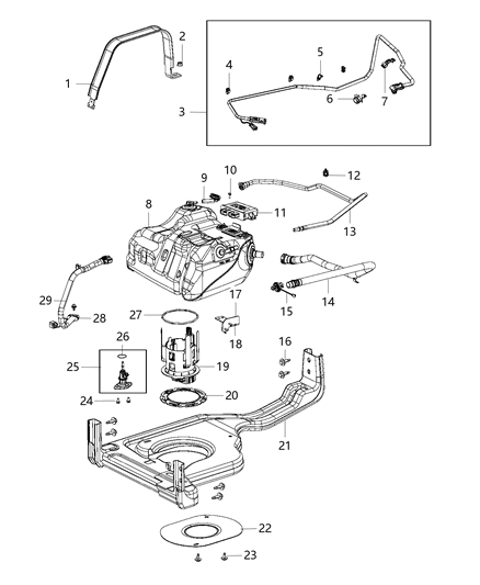 2014 Ram 3500 Clip-Wiring Diagram for 68211601AA