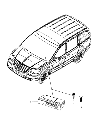 2014 Chrysler Town & Country Telecommunication System Diagram