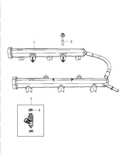 2014 Chrysler 300 Injector-Fuel Diagram for 5184085AC