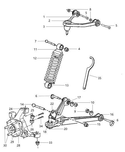 2009 Dodge Viper ABSORBER-Suspension Diagram for 5181432AA