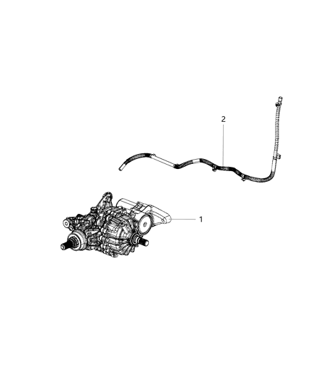 2021 Jeep Compass Axle Housing And Vent, Rear Diagram