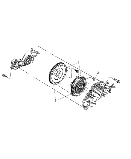 2010 Jeep Compass Clutch Assembly Diagram 1