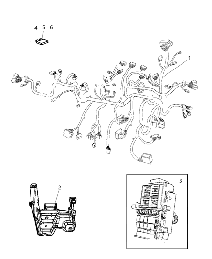 1999 Chrysler Town & Country Wiring Radio Jumper Diagram for 5016103AA