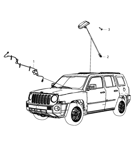 2016 Jeep Patriot Satellite Radio System Diagram