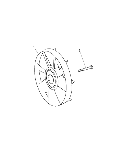 2007 Dodge Sprinter 2500 Fan-Cooling Diagram for 68012413AA