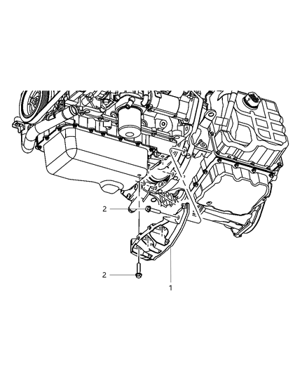2009 Chrysler Sebring Structural Collar Diagram