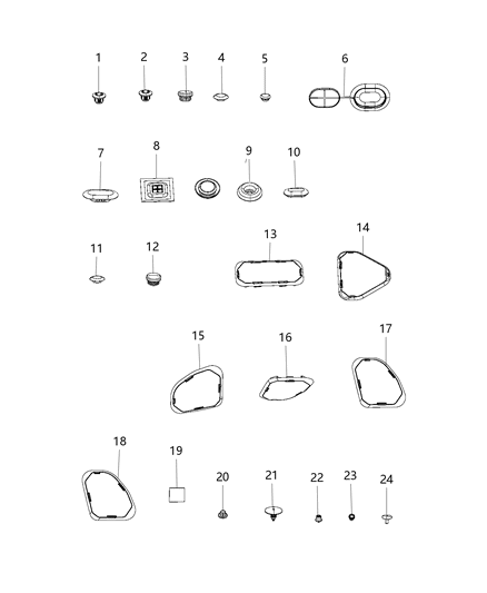 2014 Ram ProMaster 3500 Plug-Clutch Cable Routing Diagram for 68134023AA