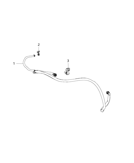 2014 Jeep Cherokee Hose-Washer Diagram for 68232850AA