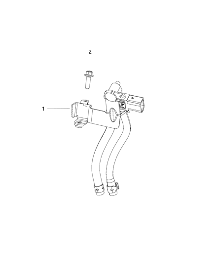 2014 Jeep Grand Cherokee Differential Exhaust Pressure System Diagram