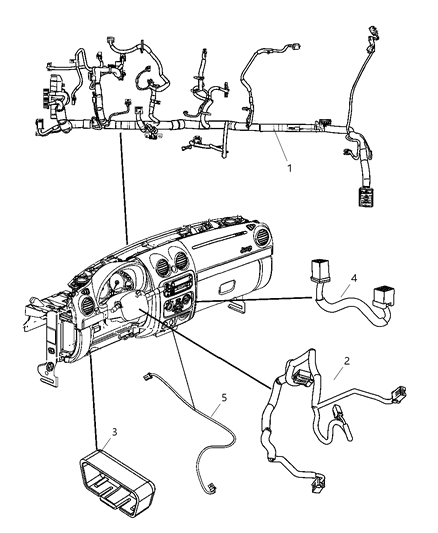 2007 Jeep Liberty Wiring-Jumper Diagram for 56050823AD