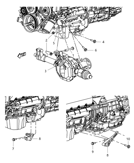 2008 Dodge Dakota Engine Mounting Diagram 1