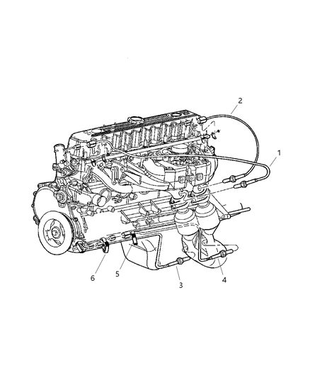 2006 Jeep Wrangler Bracket-Electrical Connectors Diagram for 56045347AB