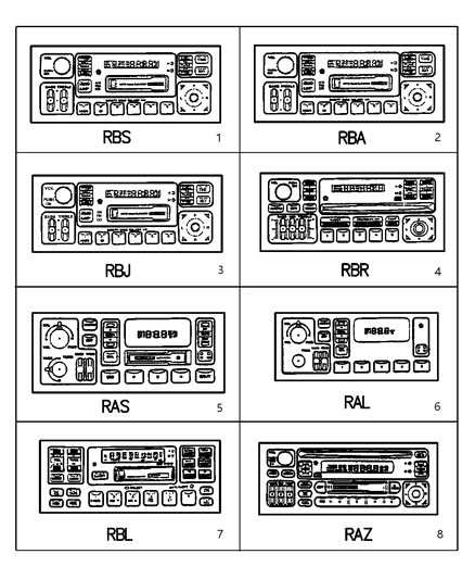 1997 Dodge Stratus Radios Diagram