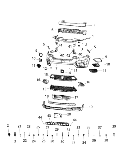 2020 Jeep Cherokee Nut-Spring Diagram for 6511162AA
