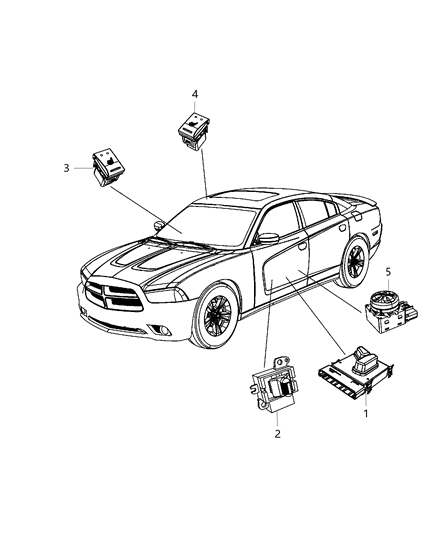 2014 Dodge Charger Switches Seat Diagram