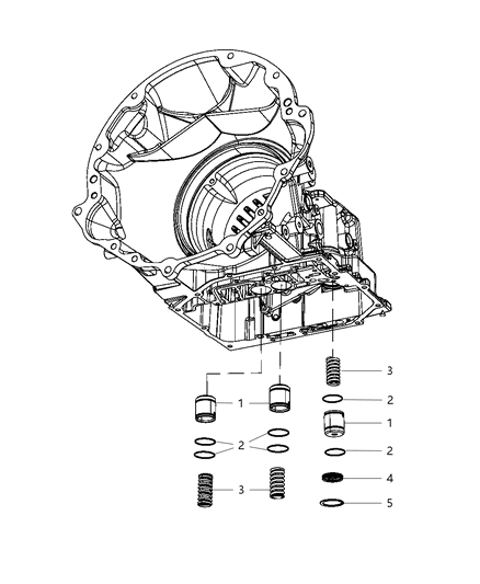 2008 Dodge Durango Accumulator & Related Parts Diagram