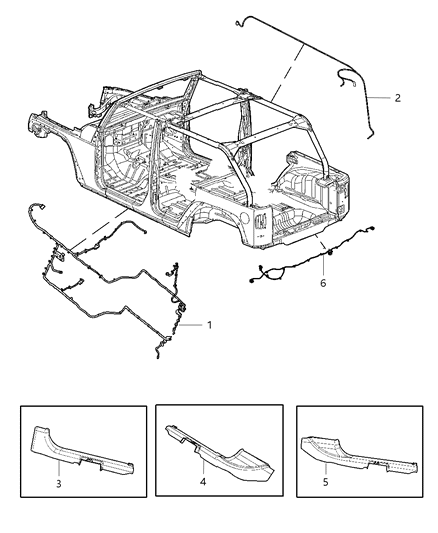 2013 Jeep Wrangler Wiring-Body Diagram for 68158970AB