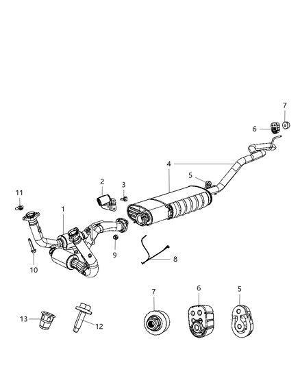 2010 Jeep Grand Cherokee Exhaust System Diagram 2