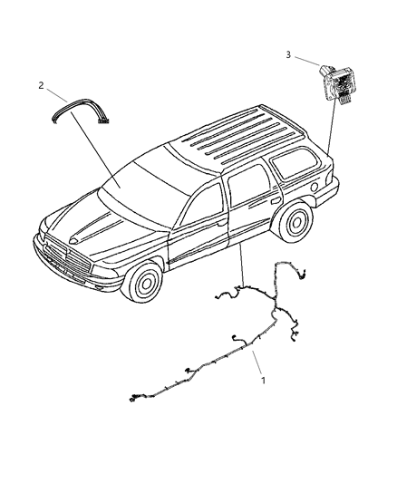 2009 Chrysler Aspen Wiring Chassis & Underbody Diagram