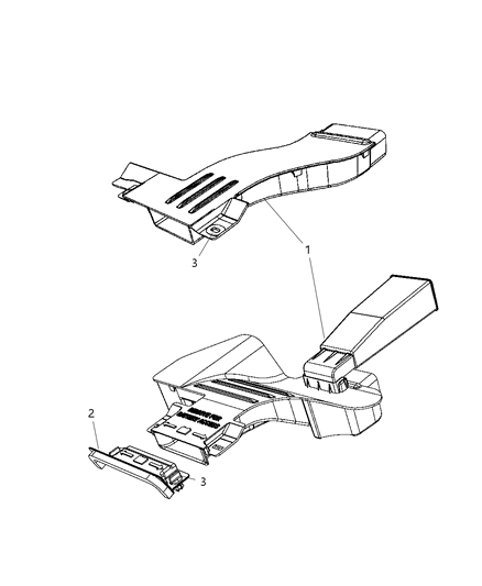 2009 Jeep Compass Air Inlet & Components Diagram