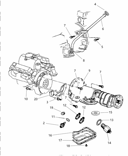 1999 Dodge Durango Case & Related Parts Diagram 3